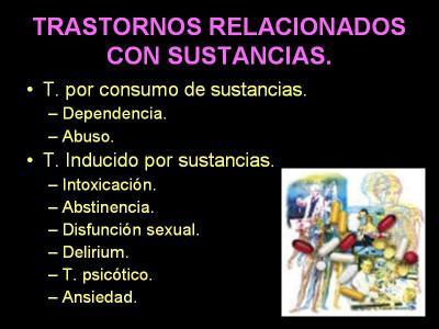 Trastornos relacionados con anfetaminas (o sustancias de acción similar)