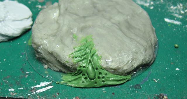 James Wappel Miniature Painting: It's pure chaos!  Strange rocks...