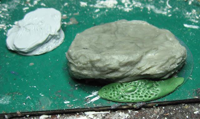 James Wappel Miniature Painting: It's pure chaos!  Strange rocks...