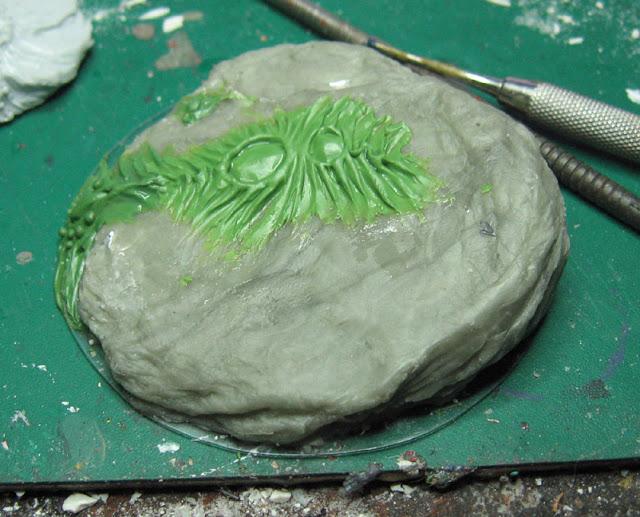 James Wappel Miniature Painting: It's pure chaos!  Strange rocks...