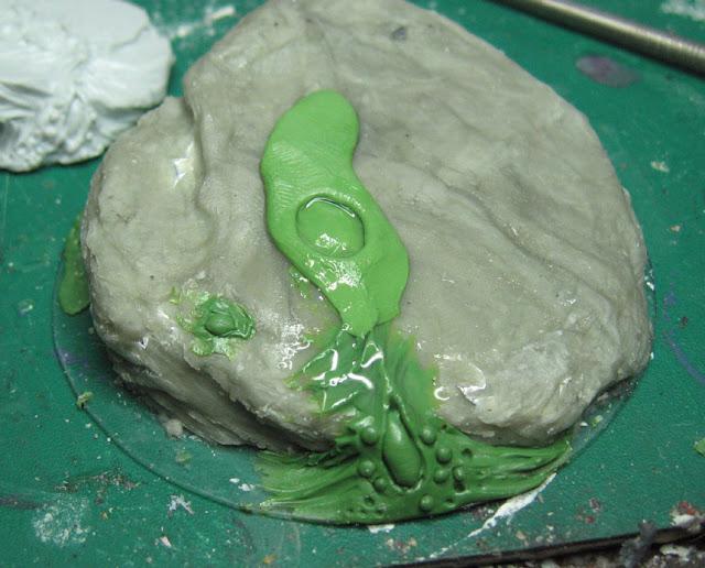 James Wappel Miniature Painting: It's pure chaos!  Strange rocks...