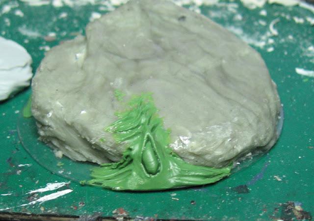 James Wappel Miniature Painting: It's pure chaos!  Strange rocks...