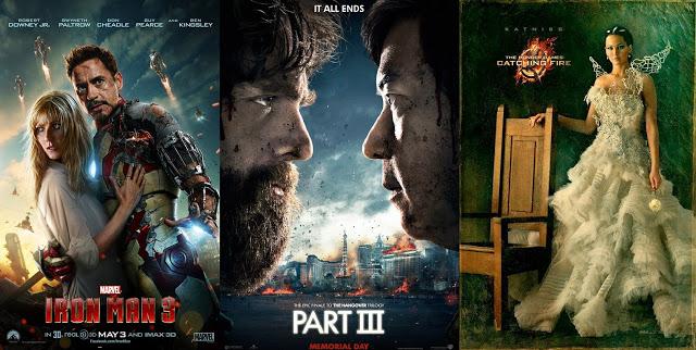 Batería de pósters ('Resacón 3', 'To the Wonder', 'Iron Man 3'...)