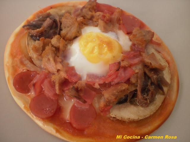 PIZZA BISMARCK (CON HUEVOS)