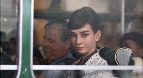 Audrey Hepburn en 3d anuncio chocolate