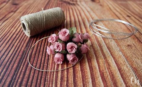 materiales para hacer una corona de flores para el pelo materiales corona flores Cómo hacer una corona de flores