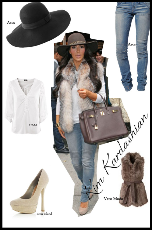 Copiar el look de Kim Kardashian. Fotos