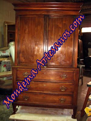 Restauracion de mueble-ropero