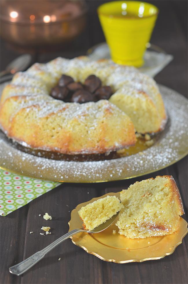 Bundt Cake de limon y trufas de chocolate, receta dedicada a Karen Barton #baroneti