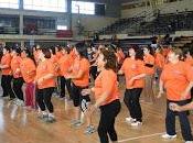 Mujeres celebraron bailando gimnasio fiscal Punta Arenas