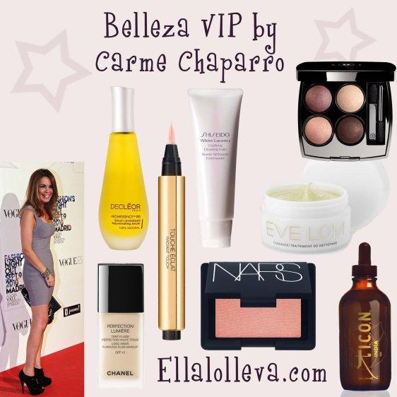 carme chaparro belleza vip