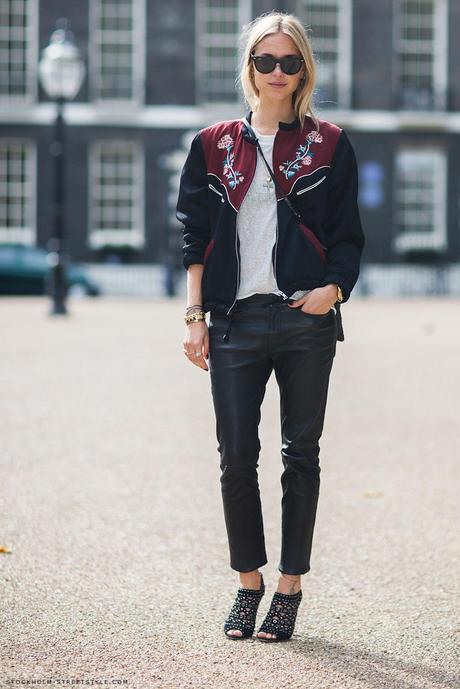 Bomber Jacket Street Style Bomber Jacket Street Style