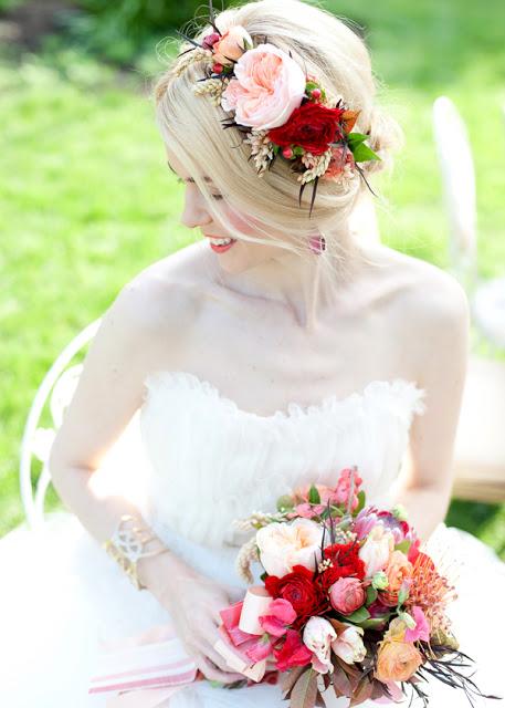 Tocados de flores para tu boda