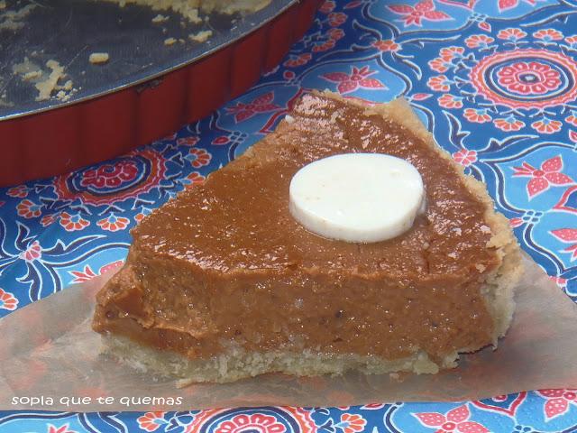PUMPKIN PIE CON GELATINA DE YOGUR AL AROMA DE NARANJA Y MIEL