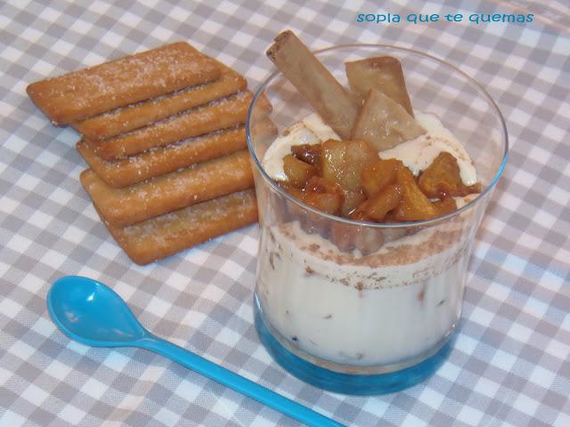 TIRAMISÚ DE MANZANA