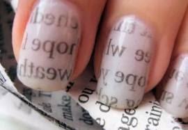 Manicura de Periódico