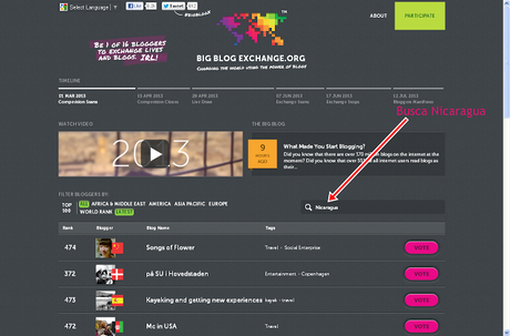 ¡Concursando en Big Blog Exchange 2013! ¡Concursando en Big Blog Exchange 2013!
