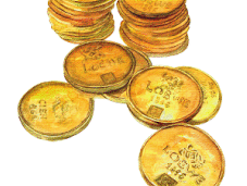 'monedas Loewe' solidaridad