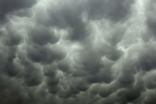 Nubes tubulares inusuales.