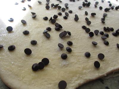 Palmeritas brioche con chocolate