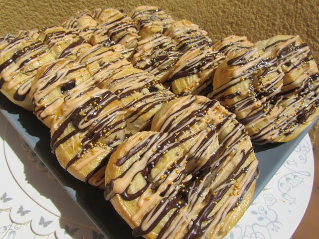 Palmeritas brioche con chocolate