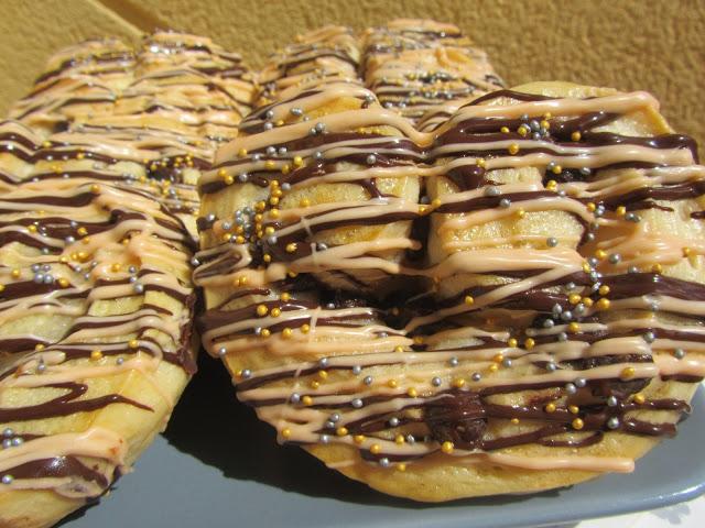 Palmeritas brioche con chocolate