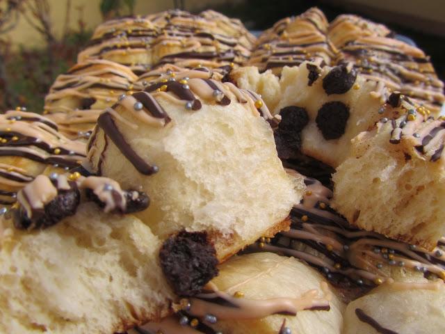 Palmeritas brioche con chocolate