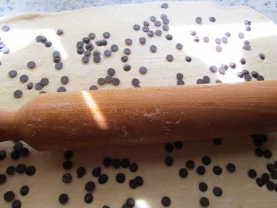 Palmeritas brioche con chocolate