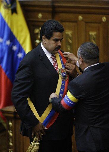 Maduro juró como presidente de Venezuela.