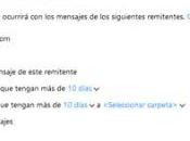 Como Programar limpieza Outlook