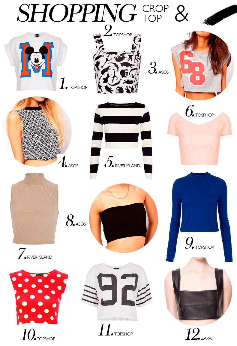 Shopping Bag: Crop Tops