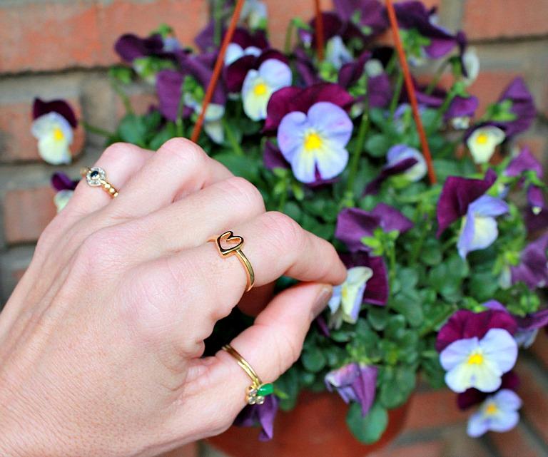 rings and flowers