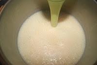 Crema de calabacín con quesitos