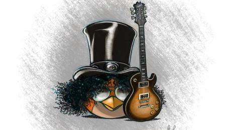 SLASH ES UN ANGRY BIRD.
