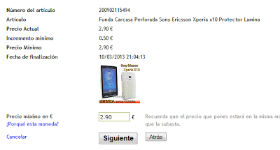 ¿Como ganar una puja de Ebay sin estar delante del ordenador?