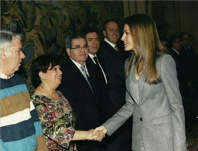 Nuevas imágenes de la audiencia con la Princesa de Asturias.