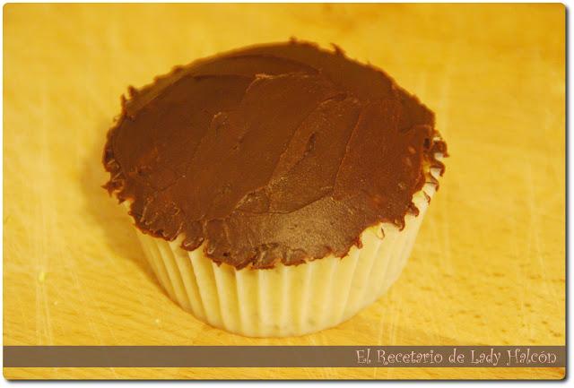 Cupcakes de pistacho y chocolate