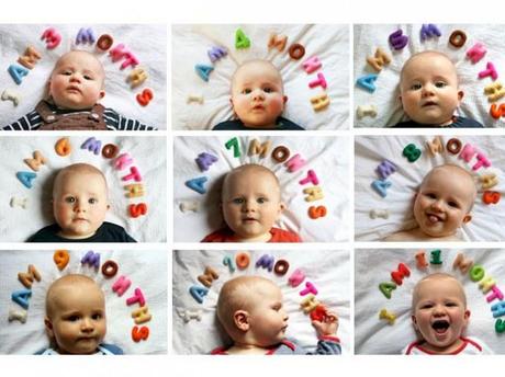 Tipografia para bebe fieltro