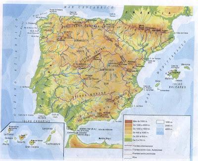 Geografía física y problema de España