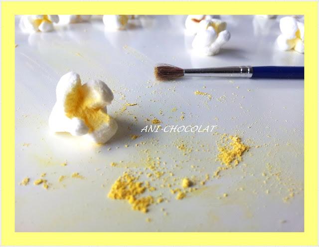 Cupcakes de cine ( palomitas de marshmallows) Paso a paso