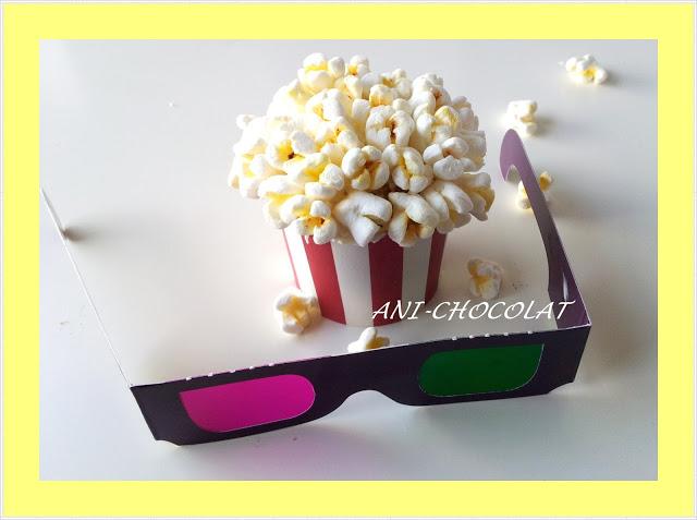 Cupcakes de cine ( palomitas de marshmallows) Paso a paso