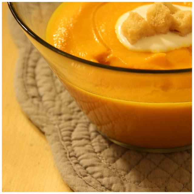 crema de zanahoria y naranja - carrots and orange cream