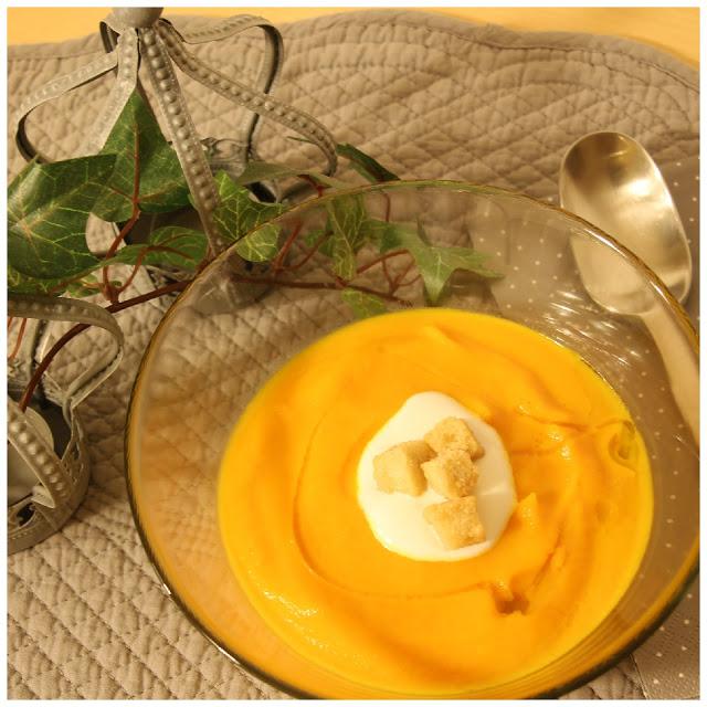 crema de zanahoria y naranja - carrots and orange cream