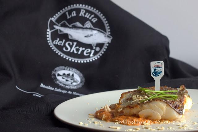 {Ruta del Skrei 2013} y Bacalao Skrei con romescu