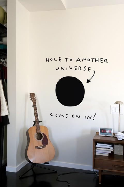 Hole to another universe.