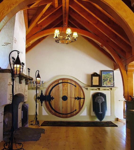 una increible casa... hobbit!!