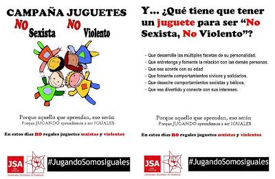 Campaña juguetes no sexistas