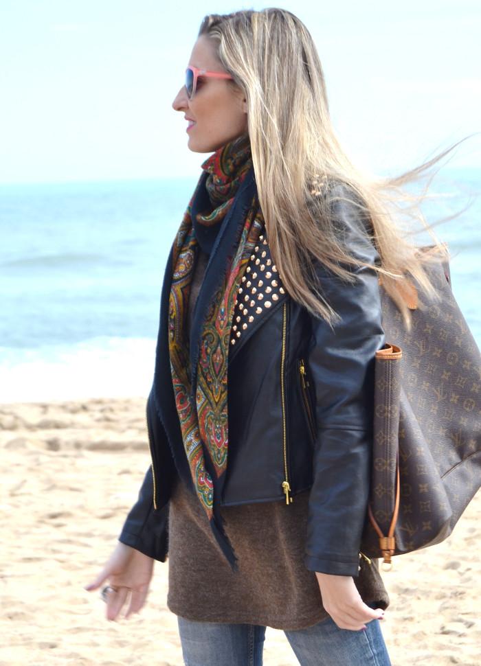 Having a walk near the sea