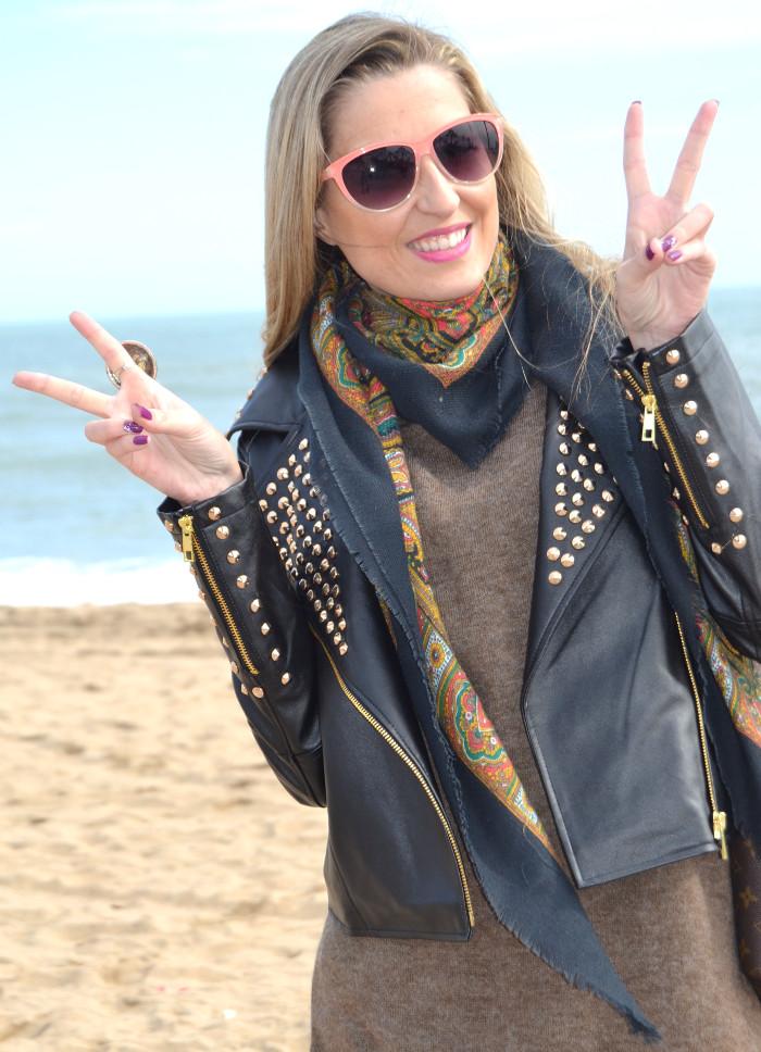 Having a walk near the sea