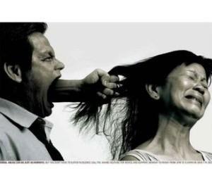 VIOLENCIA mujer maltratada afiche